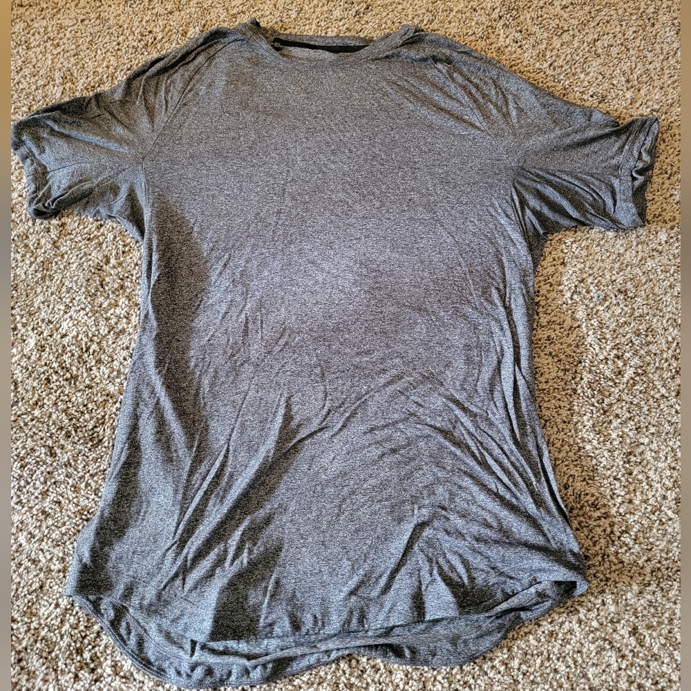 Lululemon Drysense Short Sleeve Shirt Gray Size L